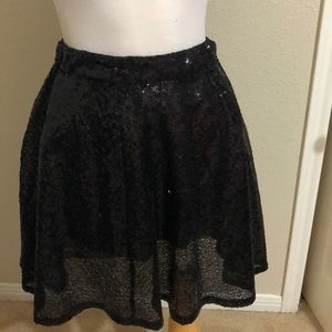 Sequins back skirt small adults